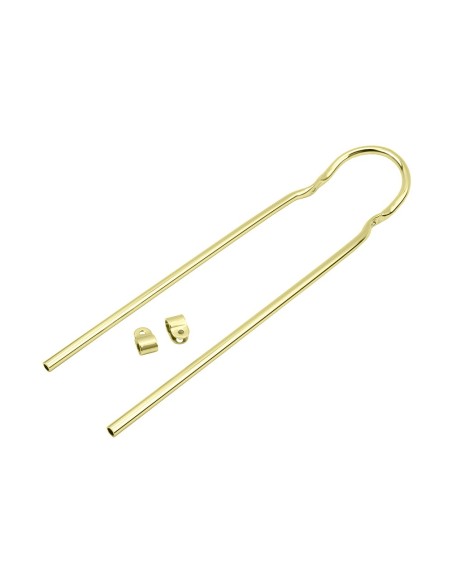 Schwinn style Sissy Bar 22 W/Clamp Gold.